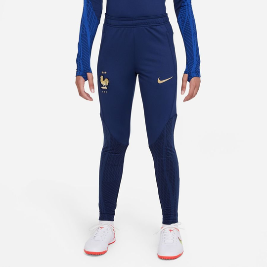 Ranska Treenihousut Dri-fit Strike 2022/23 - Navy/sininen/kulta Lapset - Nike, koko M: 137-147 cm