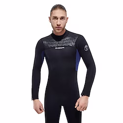 DiveSail Men's Full Wetsuit 3mm SCR Neoprene Diving Suit Thermal Warm Micro-elastic Full Body Back Zip - Diving Surfing Kayaking Water Sports Solid Color Summer Spring Autumn Lightinthebox