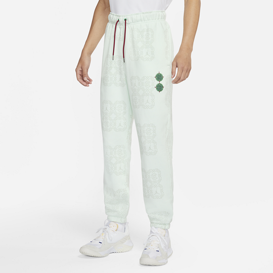 Jordan x CLOT Men's French Terry Trousers - Green