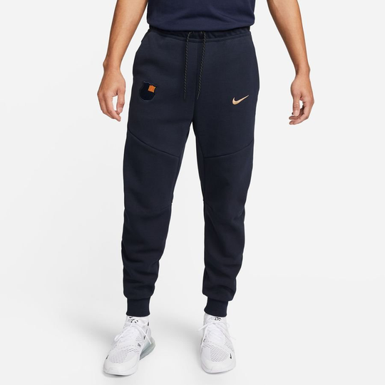 Barcelona Treenihousut Nsw Tech Fleece Senyera - Navy/beige - Nike, koko Medium