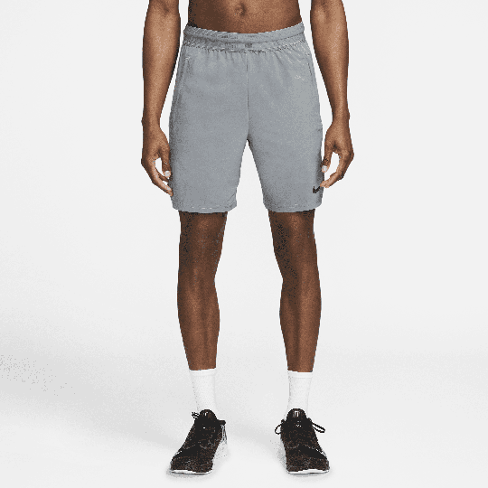 Nike Pro Dri-FIT Flex Vent Max Men's 8" (20.5cm approx.) Training Shorts - Grey - 50% Recycled Polyester