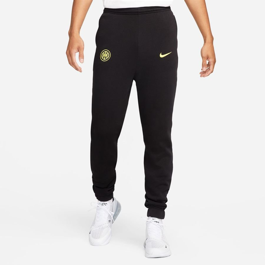 Inter Treenihousut Fleece - Musta/keltainen - Nike, koko X-Large