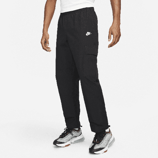 Nike Club Men's Woven Cargo Trousers - Black