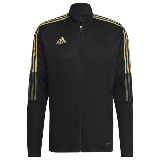 adidas Verryttelytakki Tiro - Musta/kulta, koko X-Small