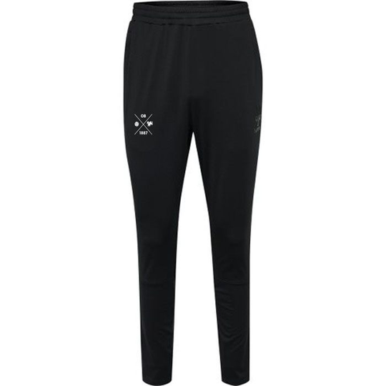 Odense Boldklub Aston Tapered Housut - Musta - Hummel, koko X-Large