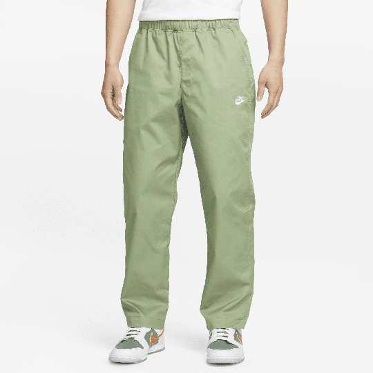 Nike Club Men's Woven Straight Leg Trousers - Green