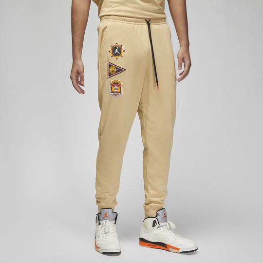 Jordan Flight MVP Men's Lightweight Fleece Trousers - 1 - Brown