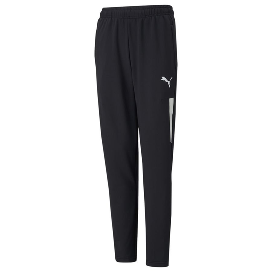 PUMA Treenihousut Teamliga Pro - Musta/valkoinen Lapset, koko 116 cm