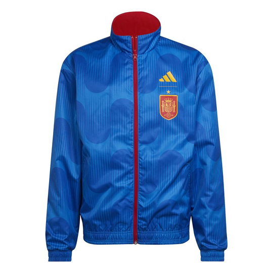 Espanja Käännettävä Treenitakki Anthem 2022/23 - Punainen/Navy - adidas, koko Small
