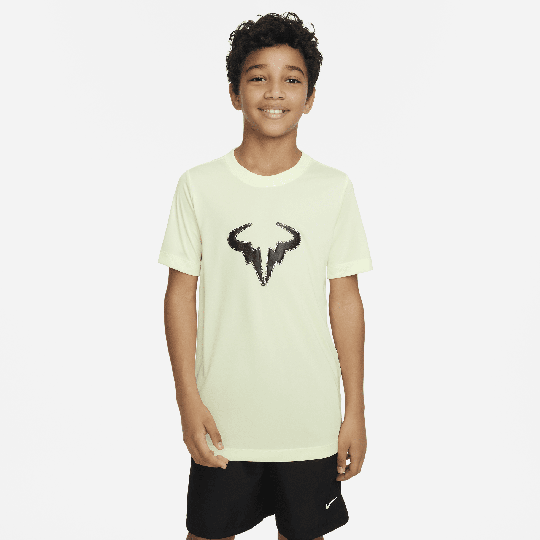 Rafa Older Kids' (Boys') Training T-Shirt - 1 - 50% Recycled Polyester - Yellow