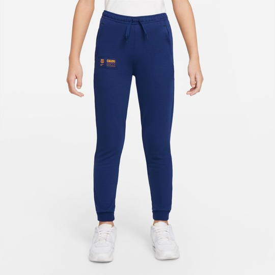 Barcelona Treenihousut Dri-fit Fleece Travel/sininen/oranssi Lapset - Nike, koko XL: 158-170 cm