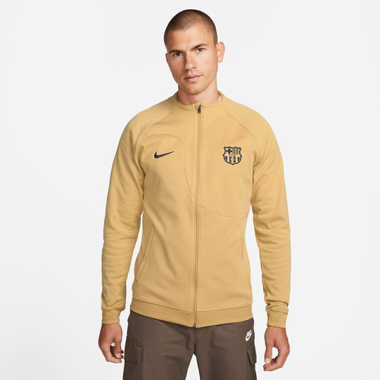 Barcelona Treenitakki Academy Pro Anthem - Kulta/navy - Nike, koko Small