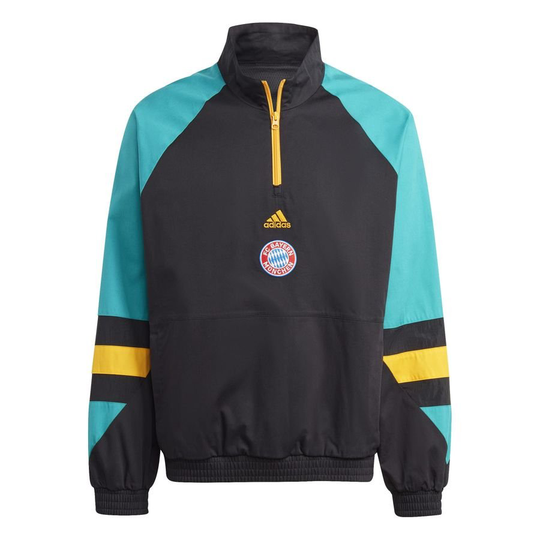Bayern München Treenitakki Icon - Musta/Varusteet Vihreä/Keltainen - adidas, koko X-Large