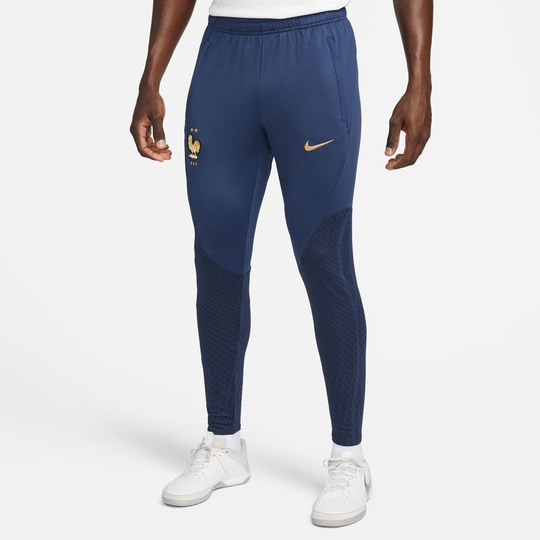 Ranska Treenihousut Dri-fit Strike 2022/23 - Navy/kulta - Nike, koko Medium