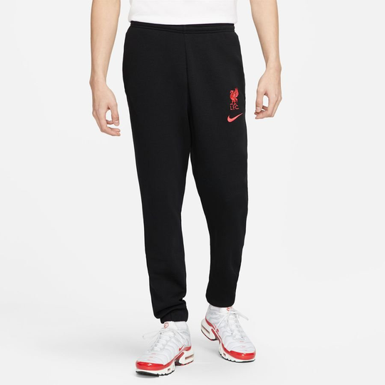 Liverpool Treenihousut Fleece - Musta/punainen - Nike, koko Small