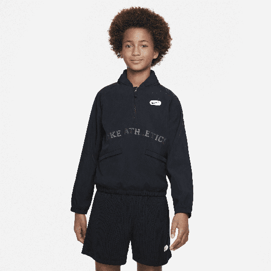 Nike Athletics Repel Older Kids' (Boys') 1/2-Zip Training Hoodie - 1 - Black