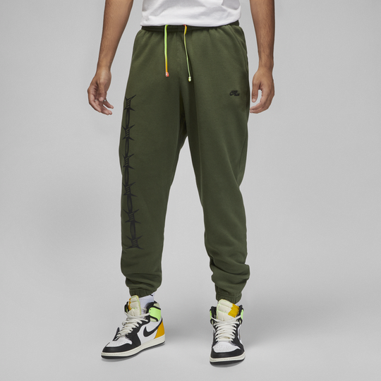 Jordan Flight MVP Men's Fleece Trousers - Green