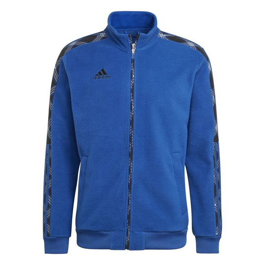 adidas Treenitakki Tiro Fleece Winterized - Sininen/musta, koko Large