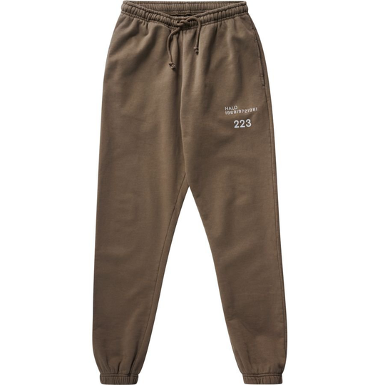 Halo Cotton Collegehousut - Ruskea, koko Medium