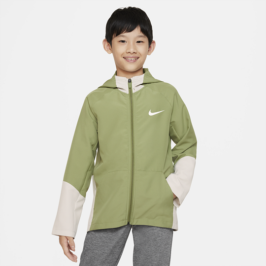 Nike Dri-FIT Older Kids' (Boys') Woven Training Jacket - Green