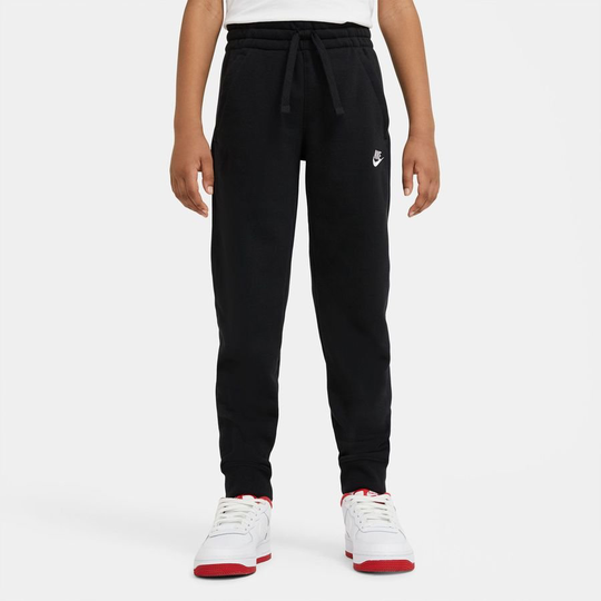 Nike Treenihousut Nsw Club French Terry - Musta/valkoinen Lapset, koko XS: 122-128 cm