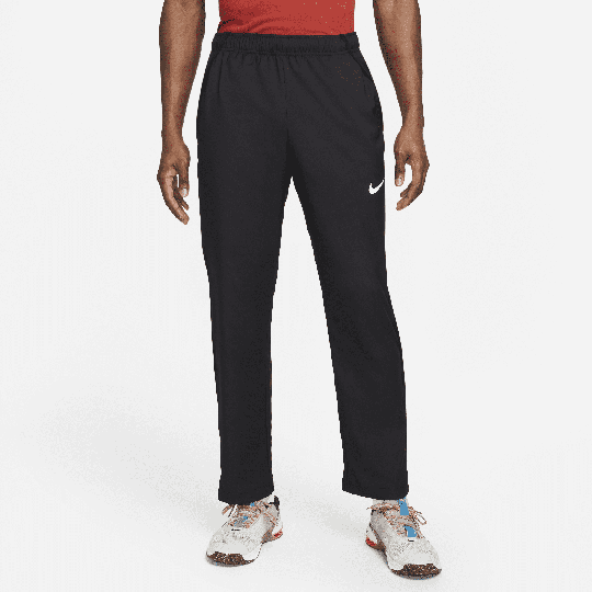Nike Dri-FIT Men's Woven Team Training Trousers - Black - 50% Recycled Polyester