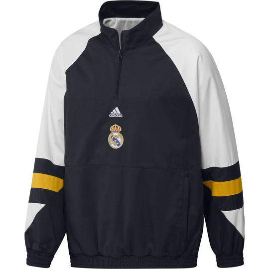Real Madrid Treenitakki Icon - Navy/valkoinen/keltainen - adidas, koko Medium