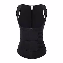 Corset Women's Tops Waist Trainer Shapewears Office Running Gym Yoga Plus Size Black Spandex Sport Simple Style Breathable Zipper Hook and Loop Tummy Control Push Up Front Close Pure Color Fall Lightinthebox