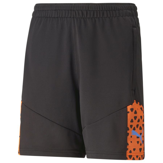 PUMA Treenishortsit Individualcup - Musta/oranssi Lapset, koko S/140 cm