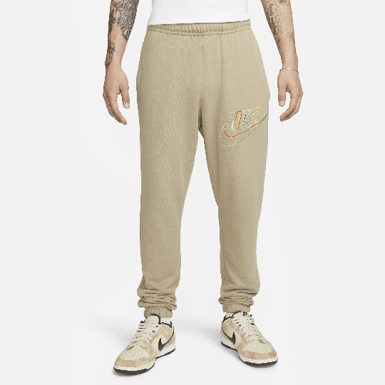 Nike Club Fleece Men's French Terry Trousers - Brown