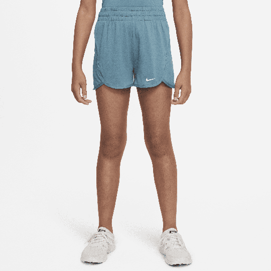 Nike Dri-FIT Breezy Older Kids' (Girls') High-Waisted Training Shorts - 1 - Green