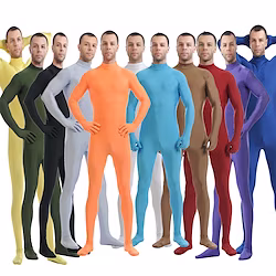 Zentai Suits Skin Suit Adults' Spandex Lycra Cosplay Costumes Sex Men's Women's Men Solid Colored Halloween / Machine wash / Hand wash / Unisex / Boys / Girls' Lightinthebox