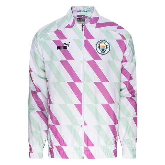 Manchester City Takki Pre Match - Valkoinen/Vihreä/Pinkki - PUMA, koko Medium
