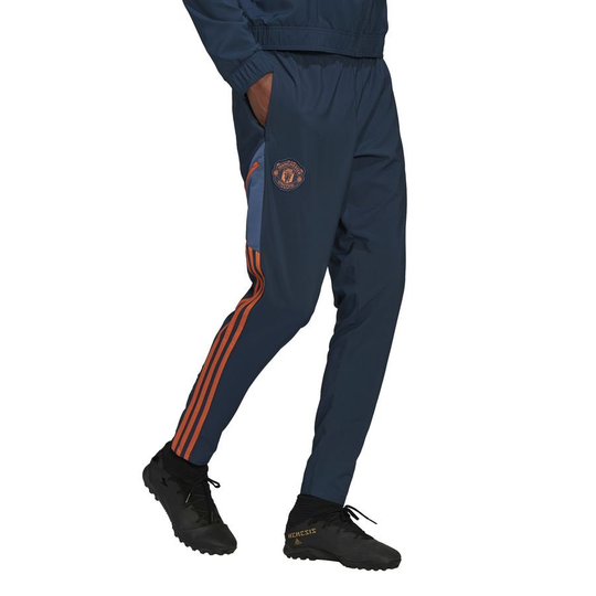Manchester United Treenihousut Presentation - Sininen/oranssi - adidas, koko Medium