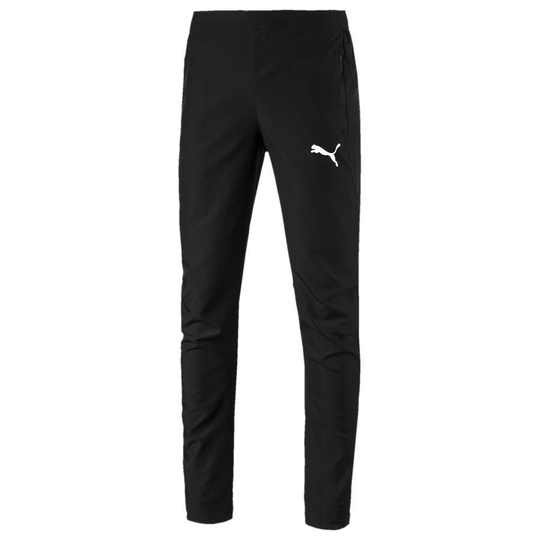 PUMA Treenihousut Liga Sideline Woven - Musta/valkoinen, koko X-Small