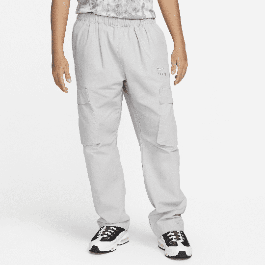 Nike Sportswear Air Men's Woven Cargo Trousers - 50% Organic Cotton - Grey