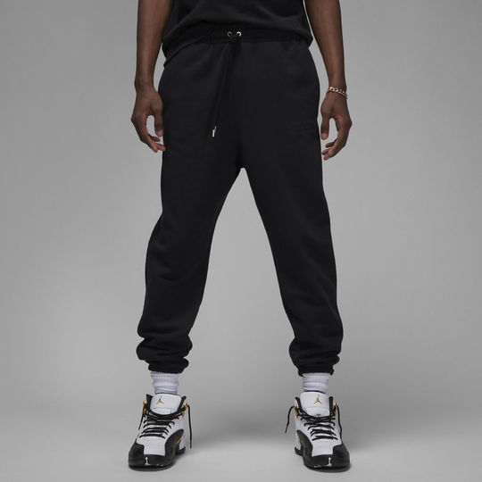 Jordan Wordmark Men's Fleece Trousers - 1 - Black