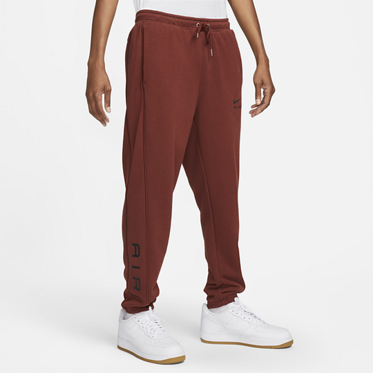 Nike Sportswear Air Men's French Terry Trousers - Brown