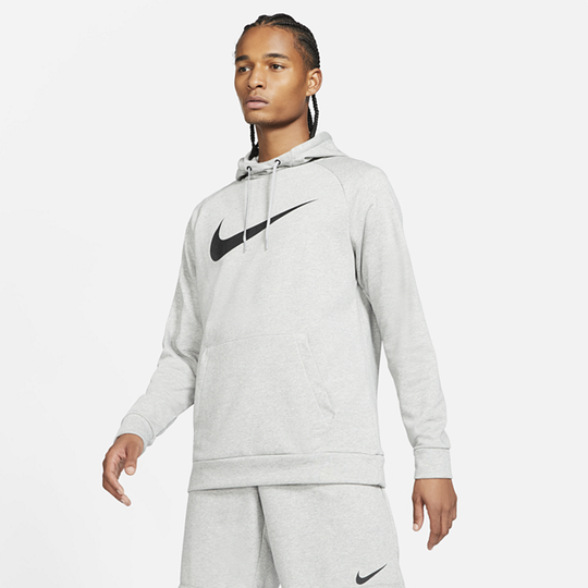 Nike Dri-FIT Men's Pullover Training Hoodie - Grey