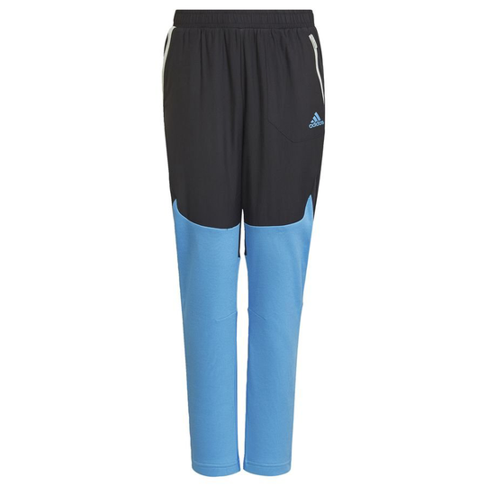 adidas Treenihousut Designed For Gameday - Musta/sininen Lapset, koko 176 cm