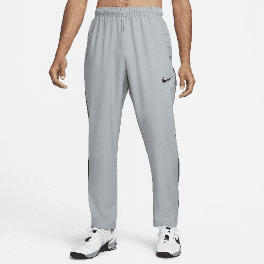 Nike Dri-FIT Men's Woven Team Training Trousers - 1 - 50% Recycled Polyester - Grey