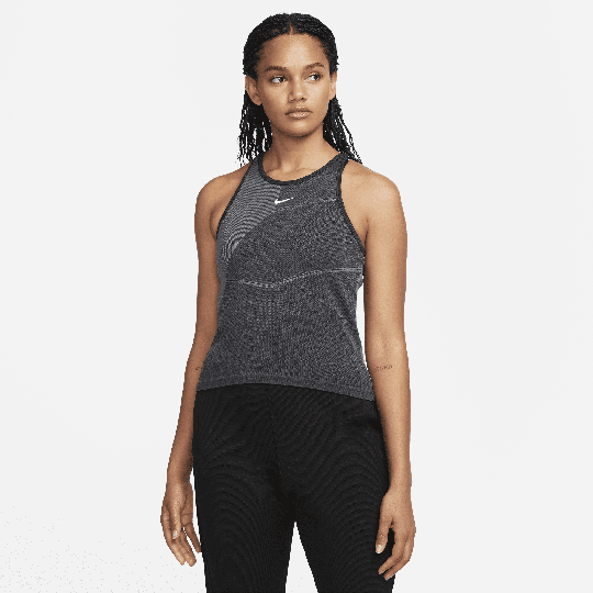 Nike Dri-FIT ADV Aura Women's Slim-Fit Training Tank Top - Black