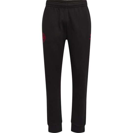 Tanska Treenihousut Fan - Musta/tango Punainen Lapset - Hummel, koko 176 cm