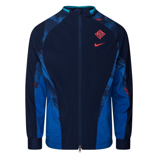 Englanti Treenitakki Dri-fit Awf Woven - Sininen/sininen/punainen - Nike, koko Small