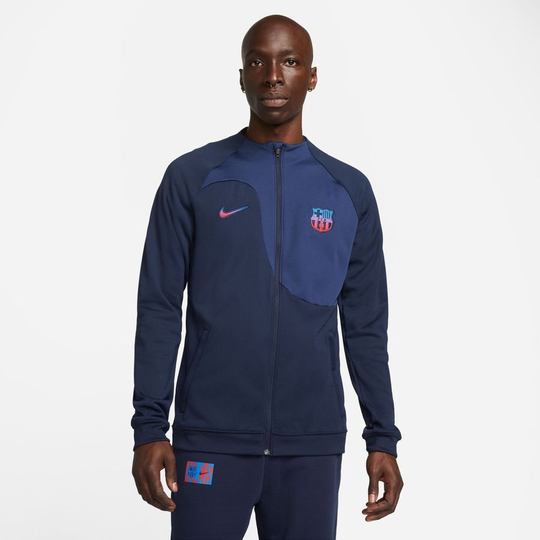 Barcelona Treenitakki Academy Pro Anthem - Navy/navy/punainen - Nike, koko Small