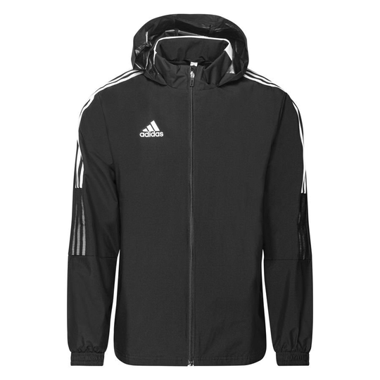 adidas Treenitakki All Weather Tiro 21 - Musta/valkoinen, koko Small