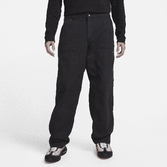 Nike Life Men's Double Panel Trousers - Black