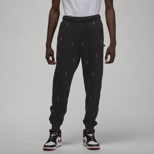 Jordan Essentials Men's Holiday French Terry Trousers - Black