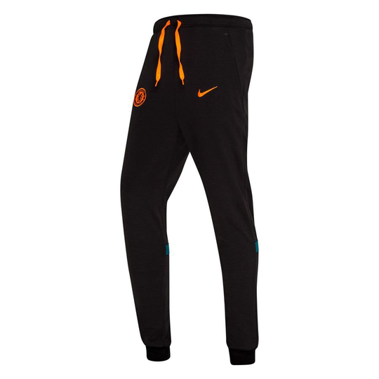 Chelsea Treenihousut Dri-fit Travel Fleece - Musta/oranssi - Nike, koko X-Small