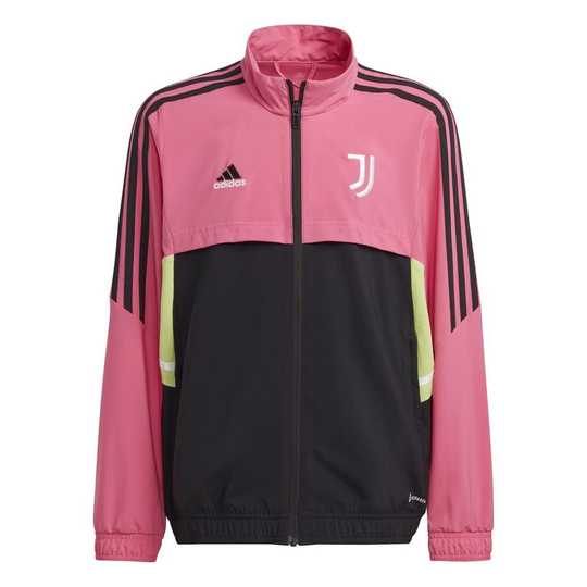 Juventus Treenitakki Presentation Condivo 22 - Pinkki/musta/keltainen Lapset - adidas, koko 164 cm